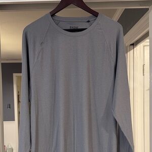 Rhone Men's Light Gray Long Sleeve Reign Tee